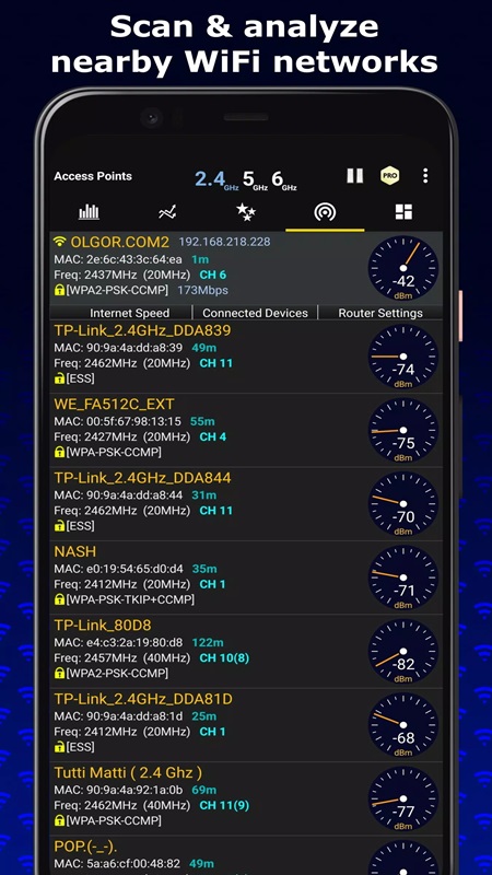 WiFi Analyzer APK - screenshot 3