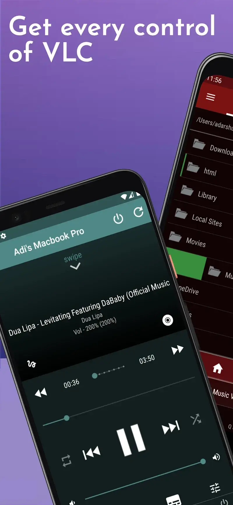 VLC Mobile Remote - screenshot 1