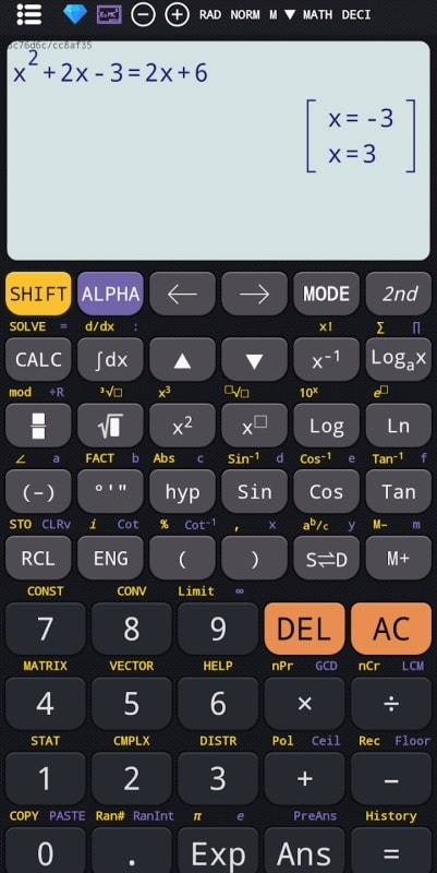 Scientific calculator plus 991 APK - screenshot 2