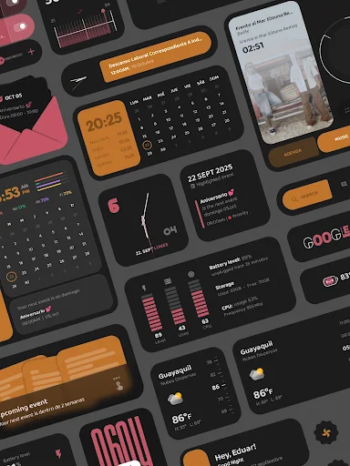 Aether Widgets KWGT - screenshot 3