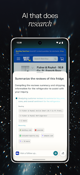 Comet: AI Browser & Assistant - screenshot 3