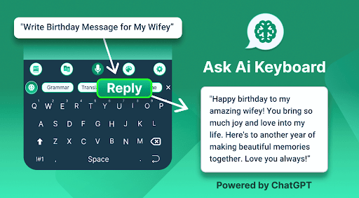 Ai Chat Keyboard Assistant - screenshot 1