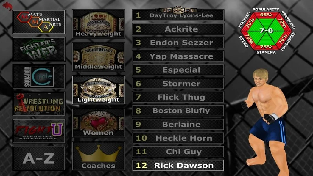 Weekend Warriors MMA - screenshot 2