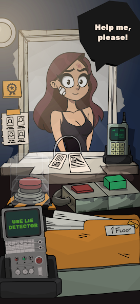 Creepy Neighbor: Lie Detector - screenshot 1