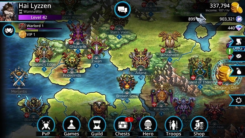 Gems of War APK - screenshot 1