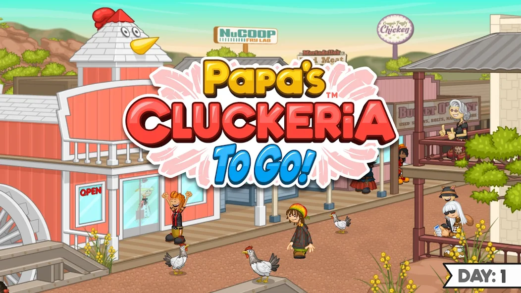 Papa's Cluckeria To Go! - screenshot 1