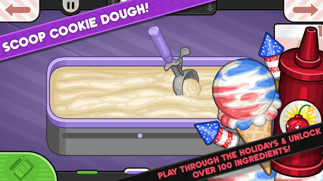 Papa's Scooperia To Go! - screenshot 2