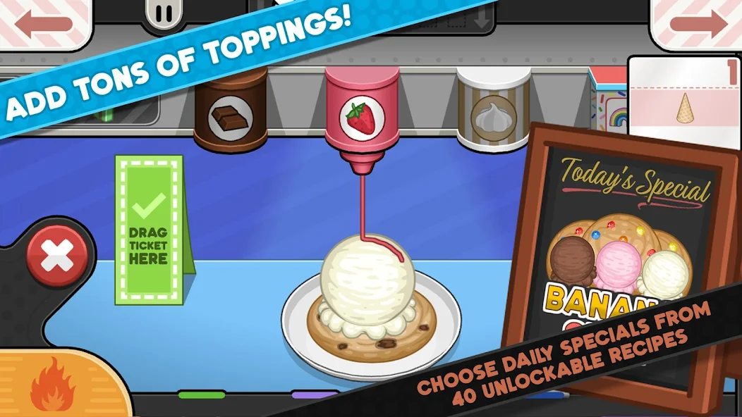 Papa's Scooperia To Go! - screenshot 4