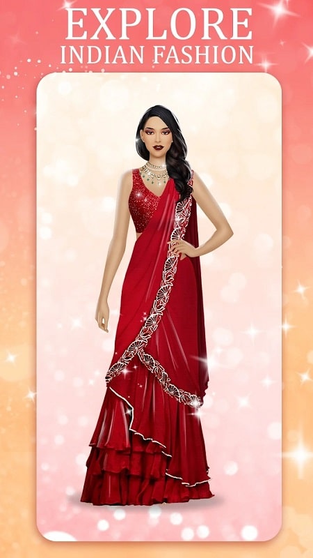 Indian Fashion Dressup Stylist APK - screenshot 1