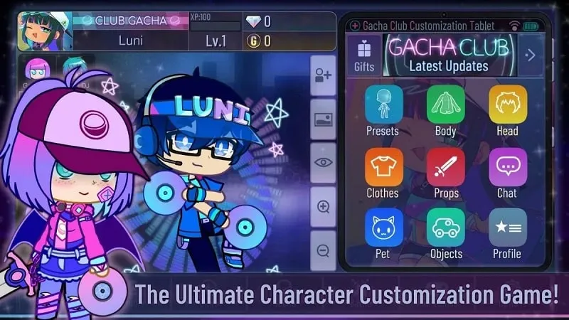 Gacha Neon 1.7 APK + MOD [MenuMoneyCouponsMany Features] - screenshot 4