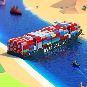 Sea Port: Ship Simulator & Strategy Tycoon Game MOD APK icon