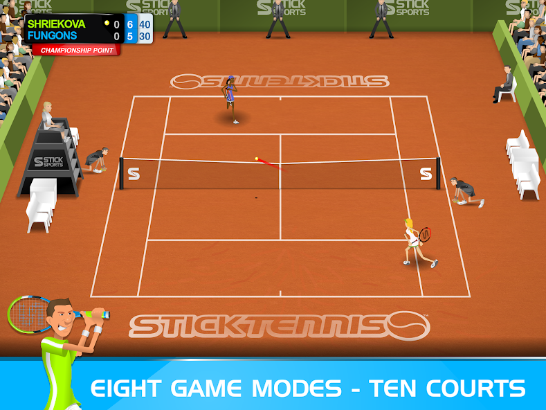 Stick Tennis - screenshot 3