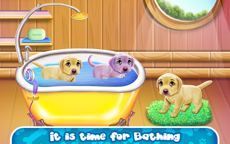 Labrador Quadruplets Caring - screenshot 12