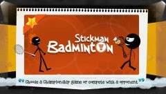 Stickman Badminton - screenshot 1