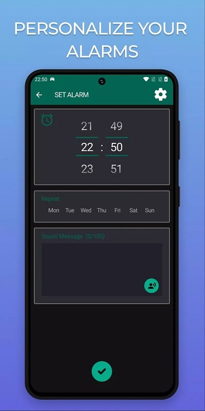 Talking Alarm Clock & Sounds APK - screenshot 3