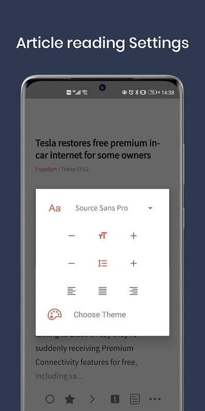 FocusReader RSS Reader - screenshot 2
