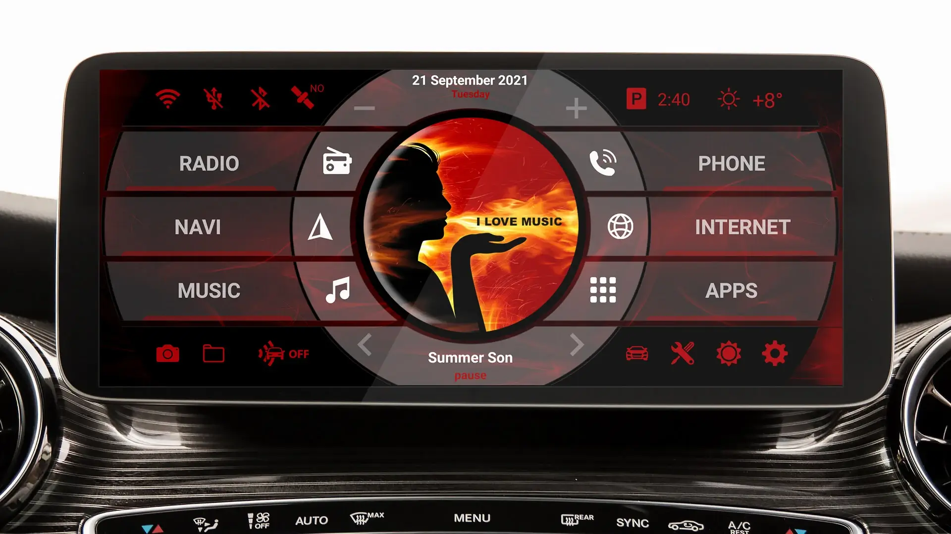 AGAMA Car Launcher - screenshot 1