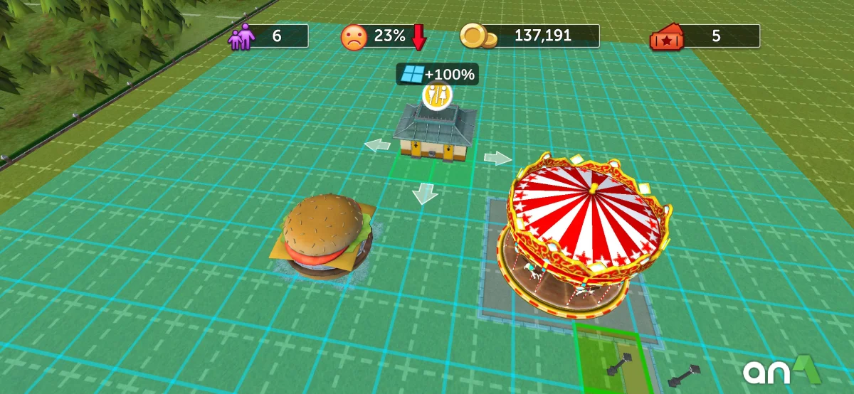 RollerCoaster Tycoon Touch - screenshot 1