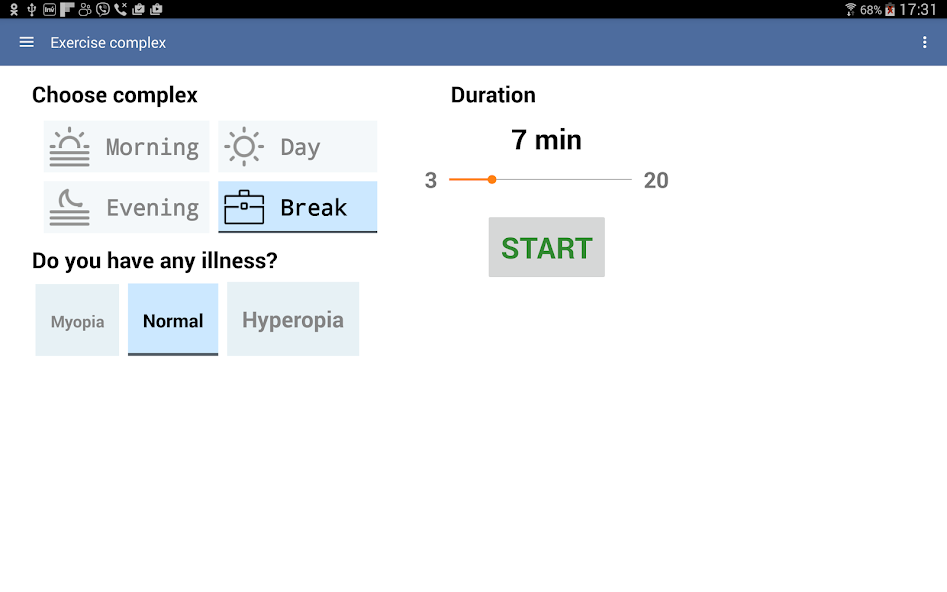 Eye exercises Pro - screenshot 7