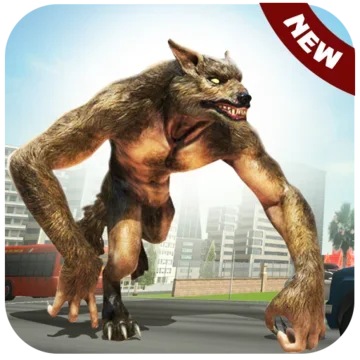 The Angry Wolf Simulator : Werewolf Games MOD APK icon
