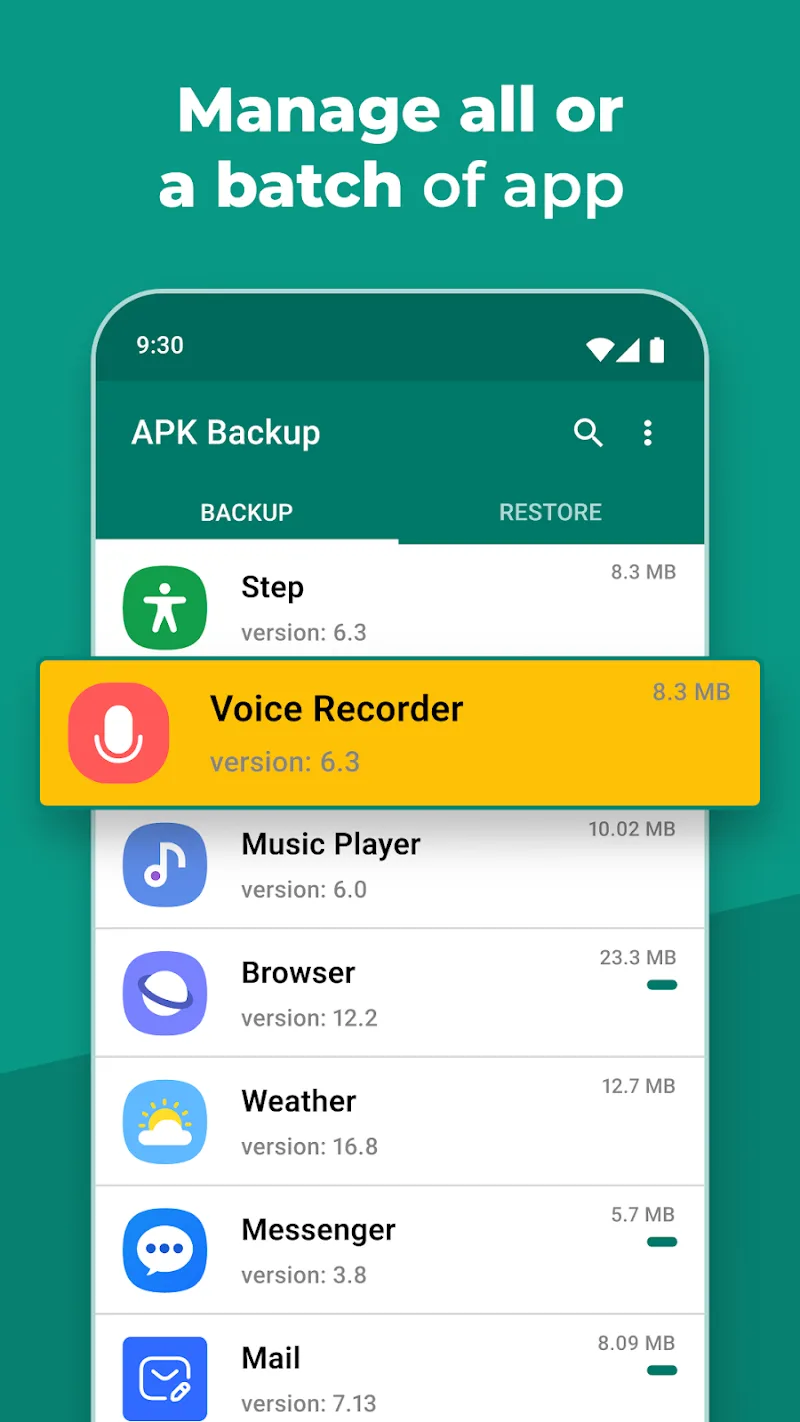 APK Backup & App Recovery - screenshot 5
