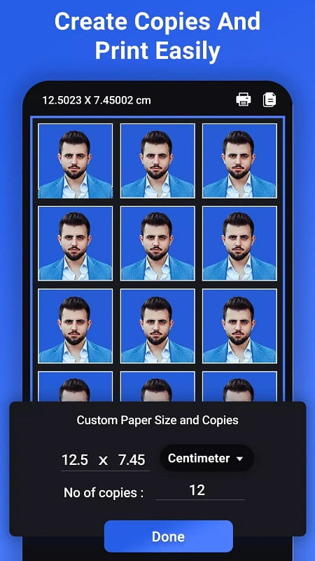 Passport Photo Maker, Photo ID APK - screenshot 2