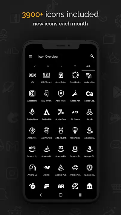 Retro Mode - Icon Pack (Light) - screenshot 2