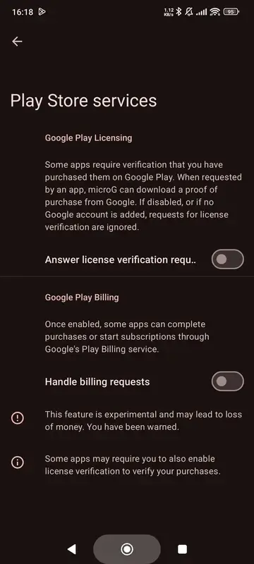 GMSCore (MicroG) v0.3.1.4.240913 APK - screenshot 1