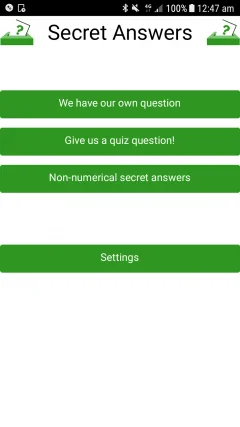 Secret Answers - screenshot 1