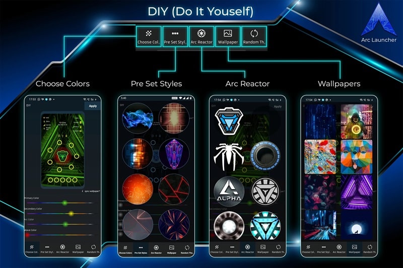 ARC Launcher APK - screenshot 2