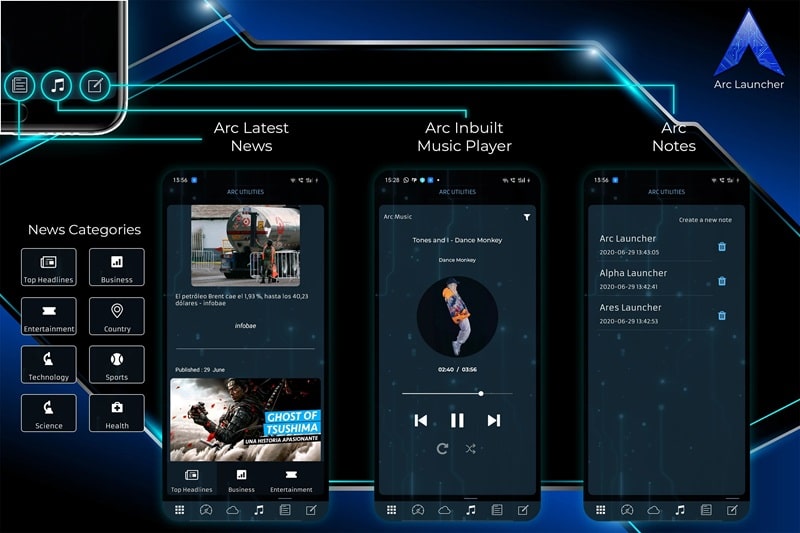 ARC Launcher APK - screenshot 4