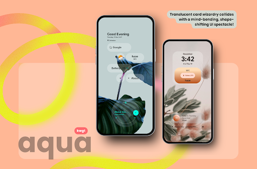 aqua kwgt - screenshot 3