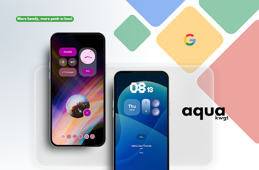 aqua kwgt - screenshot 6