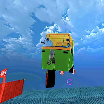 Mega Rikshaw Extreme Impossible Stunts 3D MOD APK icon