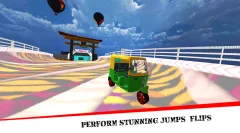 Mega Rikshaw Extreme Impossible Stunts 3D - screenshot 1