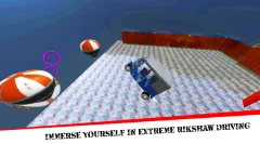 Mega Rikshaw Extreme Impossible Stunts 3D - screenshot 3