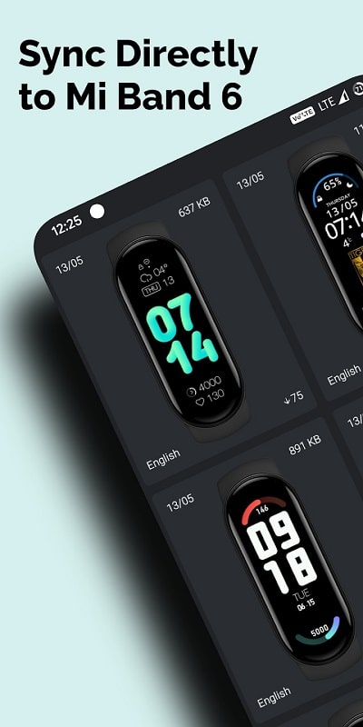 Mi Band 6 Watch Faces APK - screenshot 1