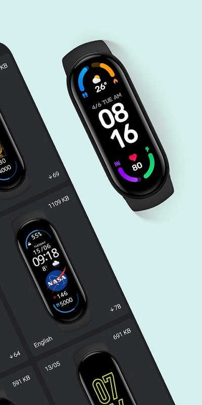 Mi Band 6 Watch Faces APK - screenshot 2