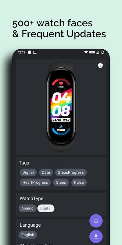 Mi Band 6 Watch Faces APK - screenshot 3