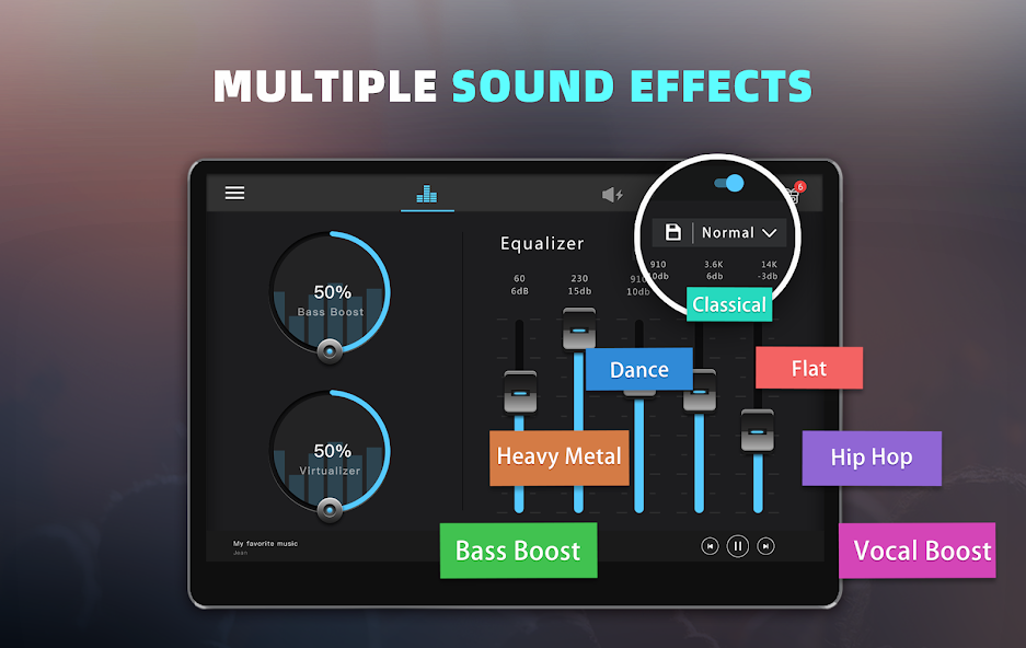 Bass Booster Equalizer PRO - screenshot 7