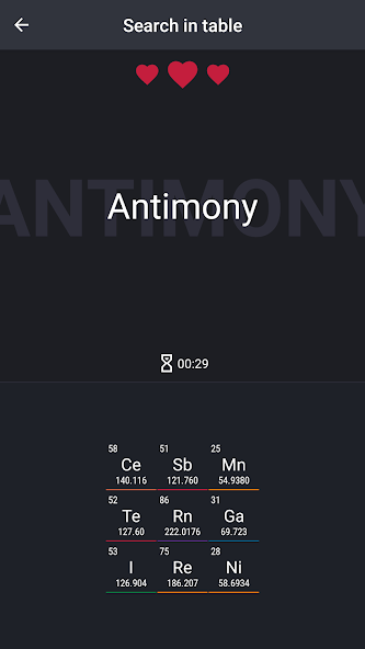 Periodic Table - Game - screenshot 5