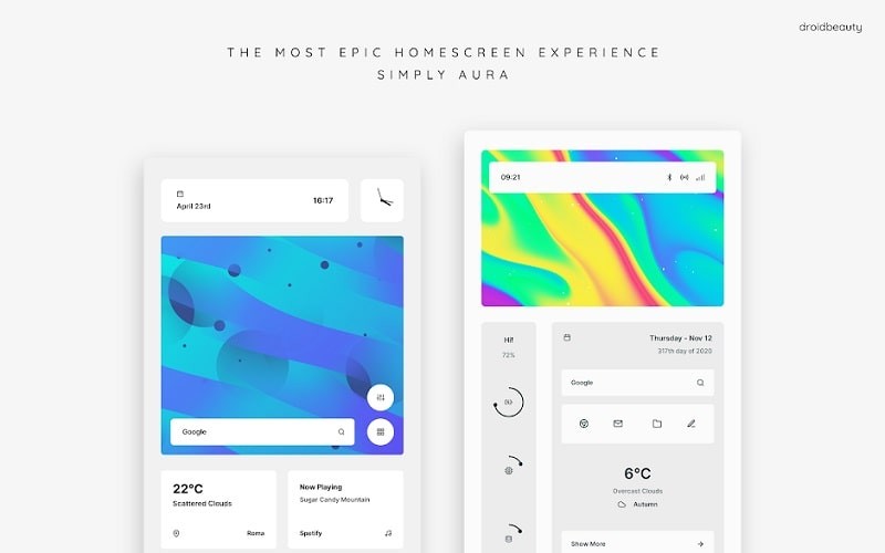 Aura KLWP APK - screenshot 2