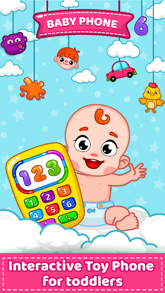 Baby Phone for toddlers - Numbers, Animals & Music - screenshot 1