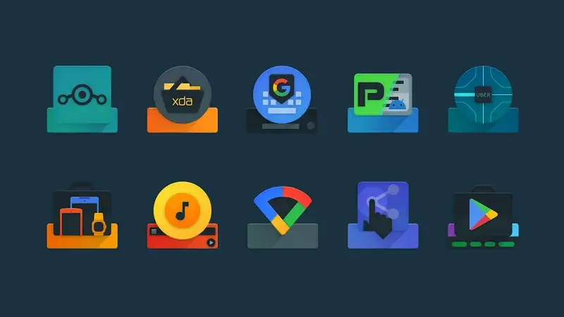 Ombre Icon Pack - screenshot 4