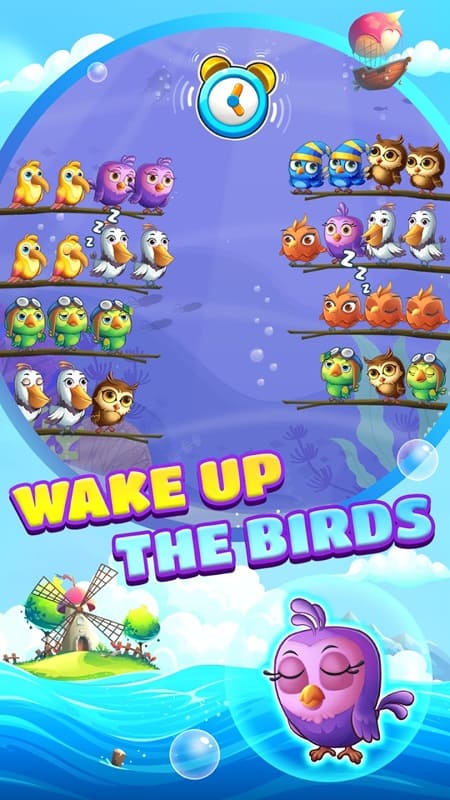 Bird Sort Puzzle Color Game APK - screenshot 2