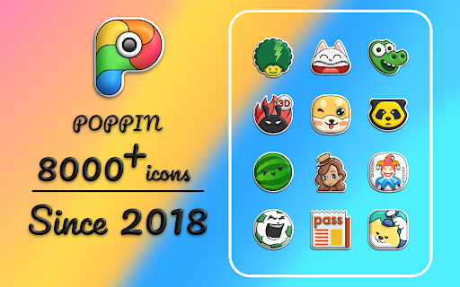 Poppin icon pack - screenshot 1