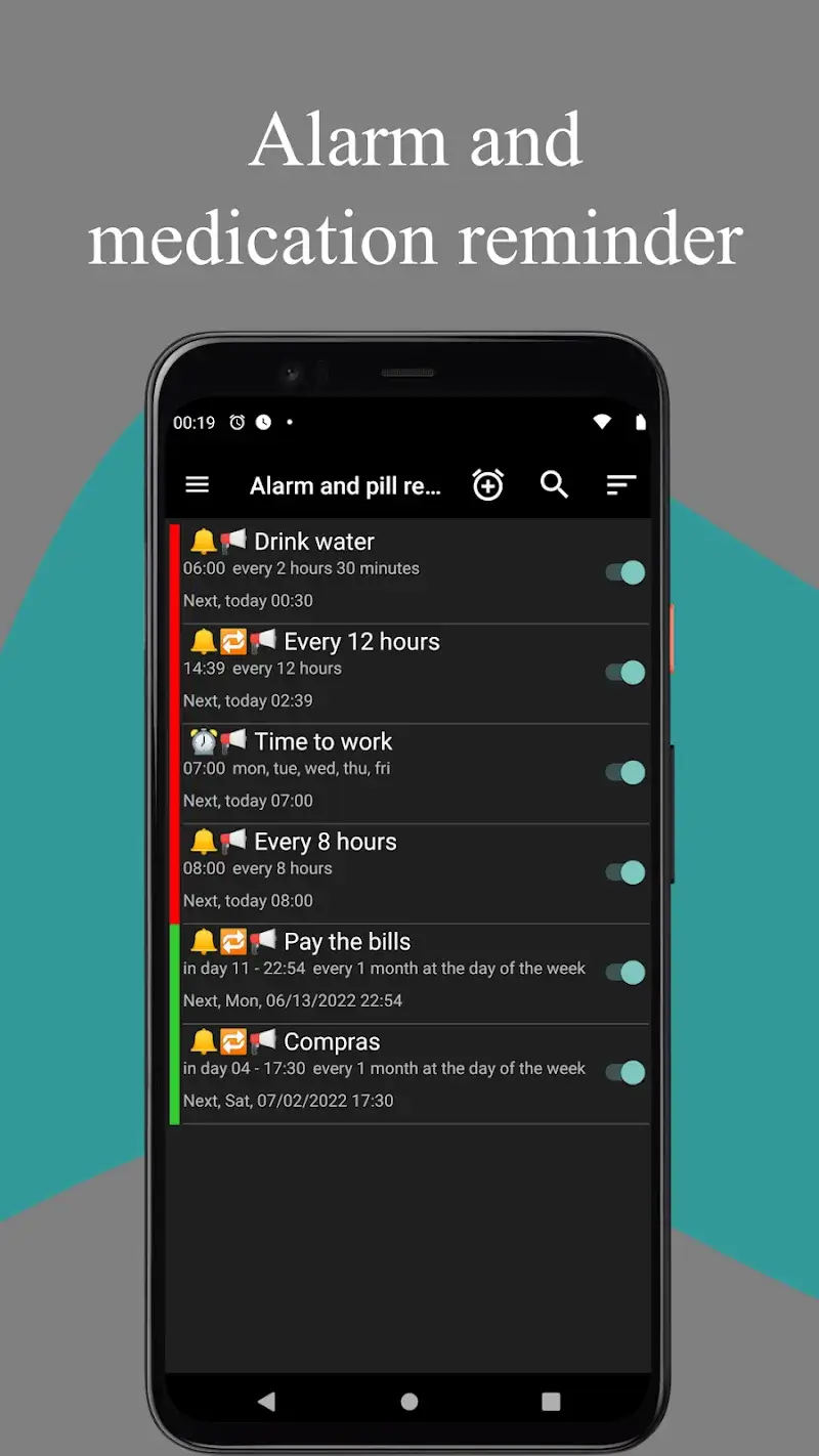 Alarm And Pill Reminder - screenshot 1