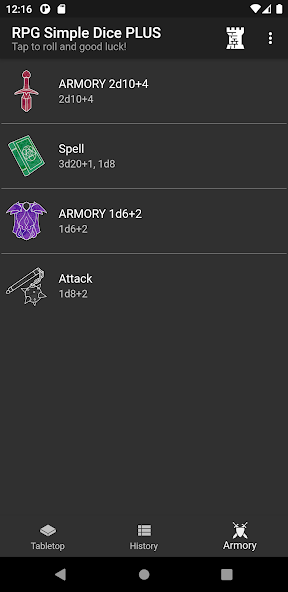 RPG Simple Dice PLUS - screenshot 7