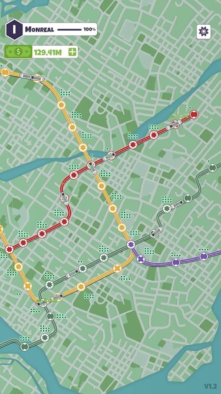 Subway Connect Idle Metro Map APK - screenshot 1