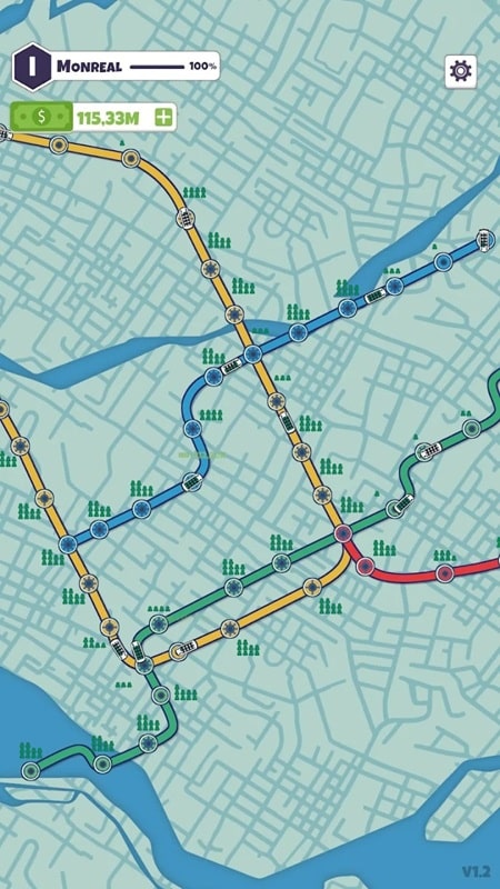 Subway Connect Idle Metro Map APK - screenshot 2